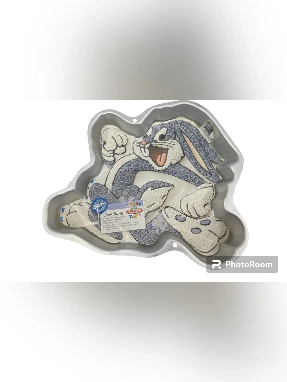 Wilton Bugs Bunny Cake Pan Looney Tunes 1996 Warner Bros 2105-3200 Aluminum Mold